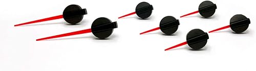Tanin Auto Electronix - Paquete de 7 agujas de calibre velocímetro rojo Compatible con ChevyGMC Truck & SUV Instrument Cluster Juego de 7 agujas
