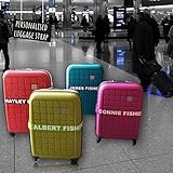 Personalised Luggage Strap TSA Lock 180cm x 5cm - Embroidered (Black TSA) - Image 1