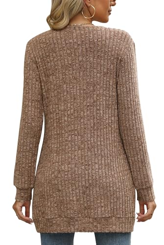 Image of Sweaters for Women Long Sleeve Crewneck Sweatshirt Loose Casual Tunic Tops
