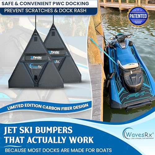 image for WAVESRX PWC Fender Bumper & Soft Loop Cleats for Safe and Convenient J