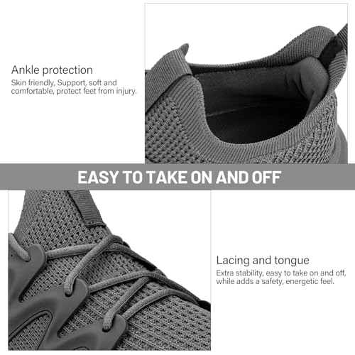 Image of Pujcs Women Shoes Lightweight Tennis Shoes Non Slip Gym Workout Shoes Breathable Mesh Walking Womens Sneakers