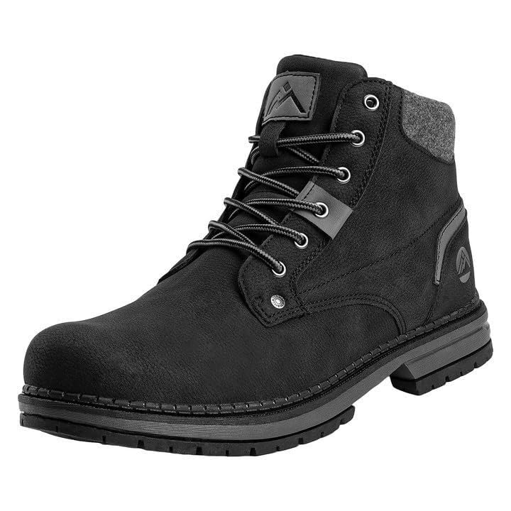 Men's Hiking Boots Casual Chukka Boots Water-Resistant Work Ankle Boots for Men Size 8-14