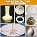 deuvuo Kintsugi Repair Kit Gold, 21 Pcs Authentic Kintsugi Repair Kit to Revive Your Broken Ceramic, Pottery, Mug, Bowl, Glass Keepsakes with Ease - Japanese Art DIY Set Bio for Beginners