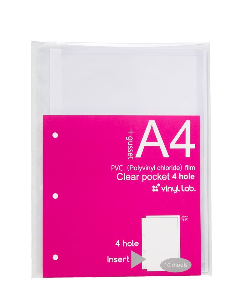 Amazon | vinyl lab.（ビニル・ラボ） リフィル A4クリアーポケット