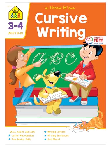 Compare Textbook Prices for School Zone Cursive Writing Workbook: 32 Pages, 3rd Grade, 4th Grade, Practice Handwriting, Tracing, Letters, Ages 8 to 10 I Know It! Book Series An I Know It! Workbook Edition ISBN 9780938256021 by School Zone,Joan Hoffman,Carolyn Dwyer,Terry Workman