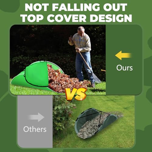 Pavel SHIMAO LEAF BAG GREEN Leaf Collector - Pop Up Lightweight Leaf Bags thumb #4