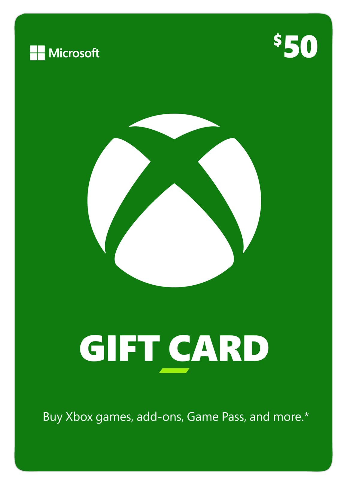 Microsoft Xbox $50 Gift Card (Physical Delivery)