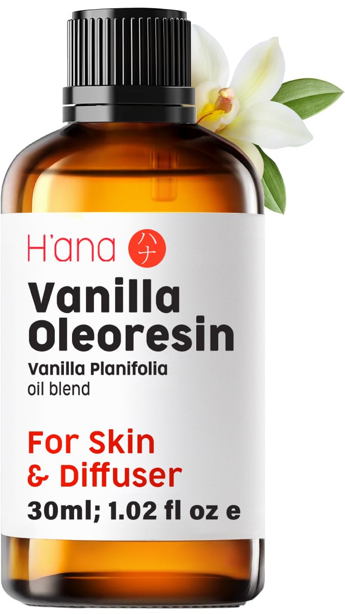 Amazon.com: H'ana Vanilla Oil - 1.02 Fl Oz Vanilla Essential Oil