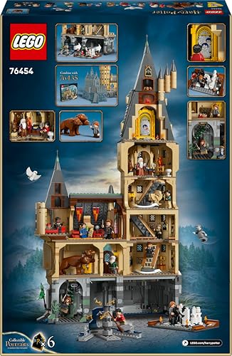 Harry Potter Castello di Hogwarts: Torre della Grande Scalinata Principale - Giocattolo con Stanze Modulari (Chiavi Alate e Scacchi dei Maghi) con 12 Personaggi - Regalo per Bambini da 10+ 76454 - Lego - Immagine 10