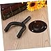 Toddmomy 3pcs Guitar Wall Mount Hangers Hook Holder for All Guitars Violins and Ukuleles Easy Installation Present for Music Lovers