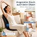 Massagesitzauflage mit Wärme und Kühlen,6 Vibrationsmotoren Massageauflage mit Vibration für Rücken und Nacken,Sitzkissen zur Entspannung,Rückenmassagegerät Hause Büro,Geschenke für Männer/Frauen/Mama