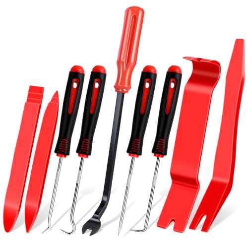 Xinodle 9 Pcs Auto Trim Removal Tool Set - Plastic Pry Tool Kit...