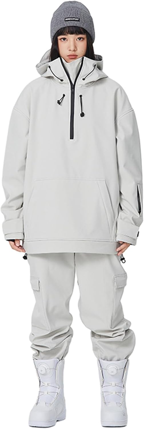 RIUIYELE Women's Ski Suit Outdoor Sports Snowboarding Jacket and Pants Waterproof Insulated Snow Suit