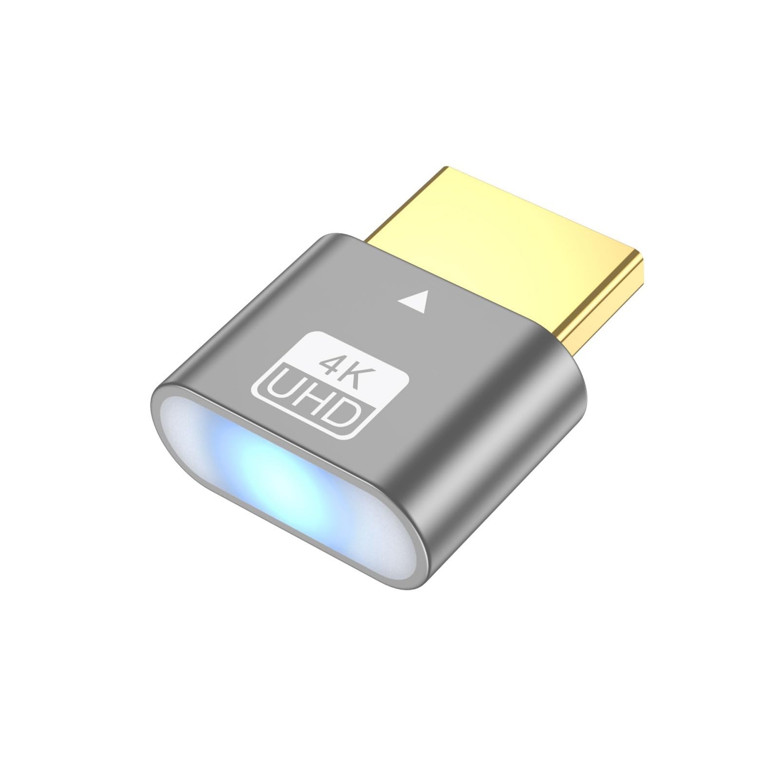 Elnwnnkc HDTV Virtual Display EDID Emulators Adapters for Headlessly 4K 60Hz Multiple Monitor Expansion on Systems HDTV Graphics Dummys Plugs