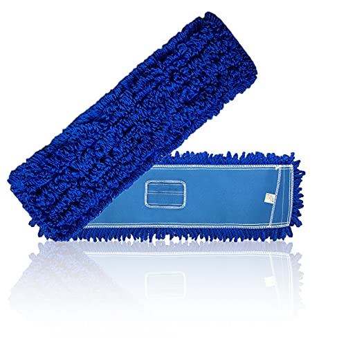 Kleen Handler 48 Inch Microfiber Dust Mop | Extra Large Washable Commercial Mop Head Replacement, Pack Of 6 #TOP6