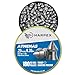 Harpex Athenas Airgun Pellets .22 Caliber | .25 Caliber – Pointed Design – High Accuracy – Precision Lead Pellets for Target Shooting, Small Game & Consistent Performance (25Cal 180ct)