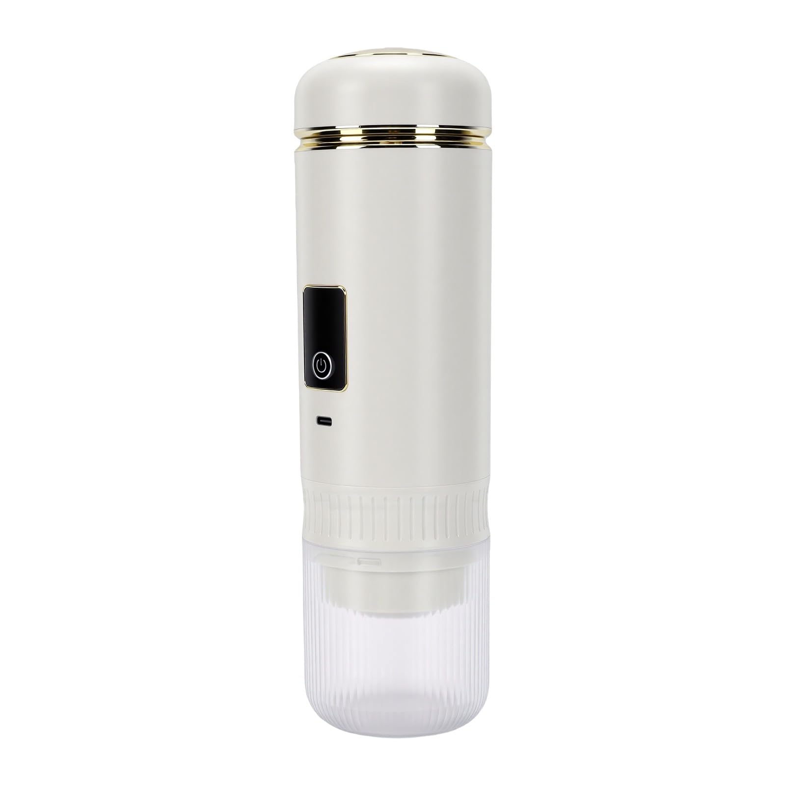 RIZGHWOY Portátil 200ML Recargable Inalámbrica, Auto-calentable para Cápsulas de café y café Molido