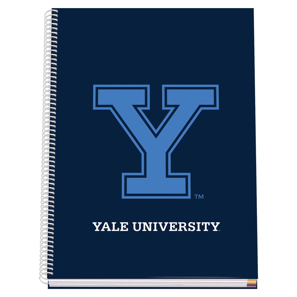 DOHE, A4 Squared Notebook, Spiral Binding, 100 Sheets of 90 g/m², 5 mm Square, Hardcover, Yale University Navy