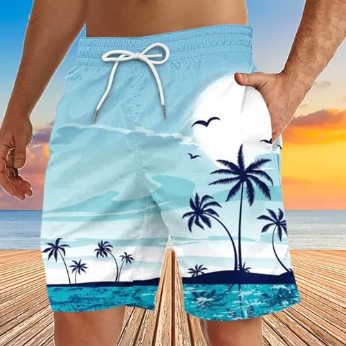 Zeiyignr Mens 3D Print Swim Trunks Quick Dry Swim Shorts Hawaiian Funny Swimwear Bathing Suits Summer Beach Board Shorts2