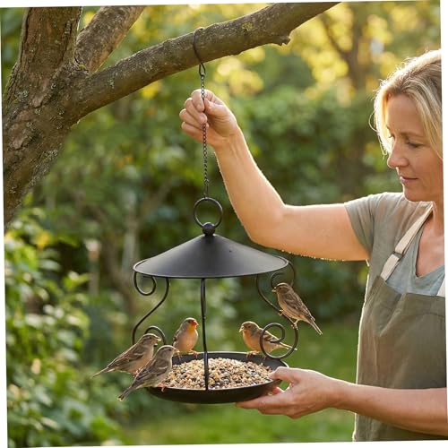 Mangeoire à oiseaux résistante aux intempéries et à la pluie - 7