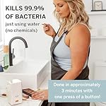 Pixie Menstrual Cup Steam Cleaner - Wash Your Cup + Kill 99.9% of Germs with Cleanser Steam for Feminine Care - 3 Minutes and Your Period Cup is Sterile! Automatic Shut Off - FSA Eligible (White) - Image 4