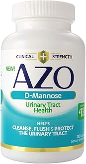 AZO D Mannose Urinary Tract Health 120 Count Urinary Tract Health Gummies 72 Gummies