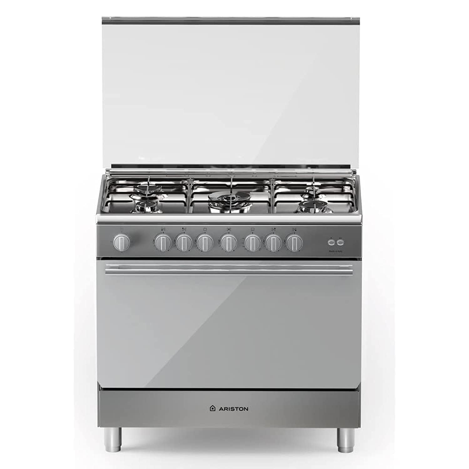 Ariston 5-Burner Gas Cooker, front view