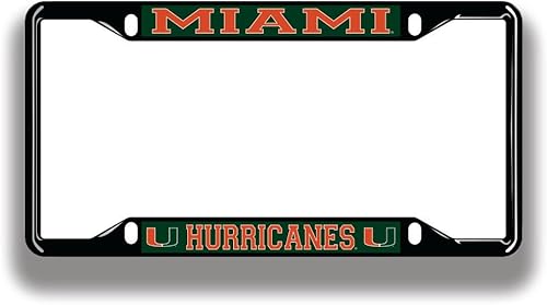 Vista 8 de Elite Fan Shop Marco de matrícula NCAA, color negro