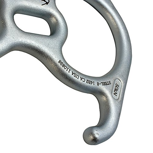 50 kN Rescue Figure 8 Descender Stainless Steel Belay