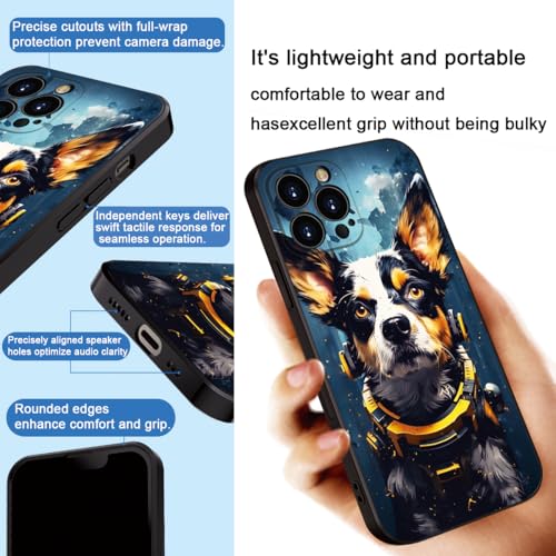 Dog for iPhone 16 Pro Max Case | Trendy Slim Protection for Girls & Women & Teens (A1-Dog)