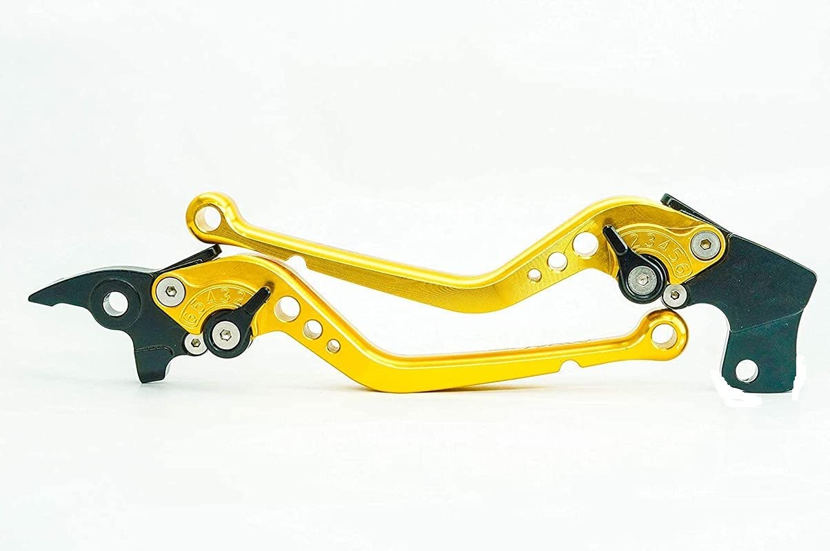 Aow Attractive Offer World Yamaha R15 V3 Non-ABS Only (NOT for V1 and V2) Adjustable Brake Clutch Lever (Gold)-picture-19