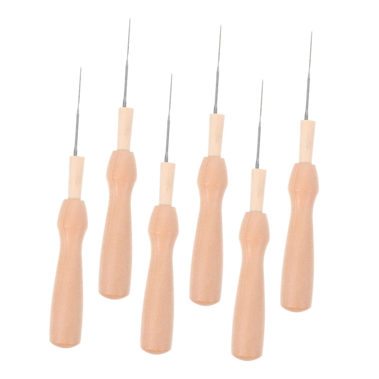 Gogogmee DIY Wool Felting Needles 6pcs Punch Needle Set for Craft Supplies Felting Clubs