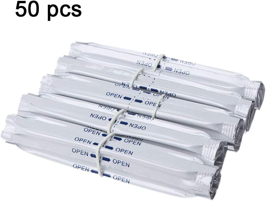 50Pcs/Box Wet Alcohol Cotton Swabs Double Head Cleaning Stick For IQOS 2.4 PLUS For IQOS 3.0 LIL/LTN/HEETS/GLO Heater