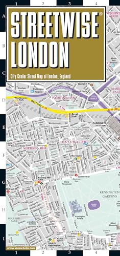Streetwise London Map   Laminated City Center Street Map of London, England: City Plan (Michelin Maps)