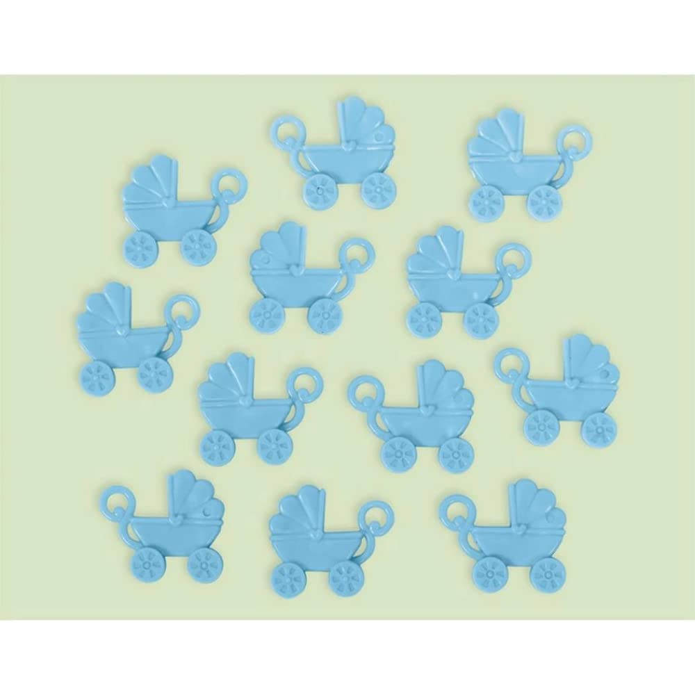 CHARMS BLUE CARRIAGE BABY SHWR