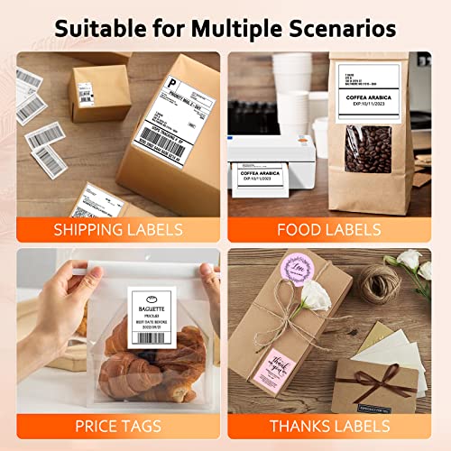 Bluetooth Thermal Label Printer, 4x6 Shipping Label Printer for Shipping Packages, Compatible with UPS, USPS, Ebay, Etsy, Amazon, Shopify Poshmark