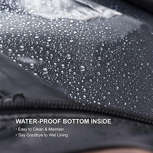 Toiletry Bag for Men, PU Leather Travel Organizer Shaving Bag Water-resistant Dopp Kit for Toiletries Accessories Black Brown 3 Toiletry Bag for Men, PU Leather Travel Organizer Shaving Bag Water-resistant Dopp Kit for Toiletries Accessories Black Brown