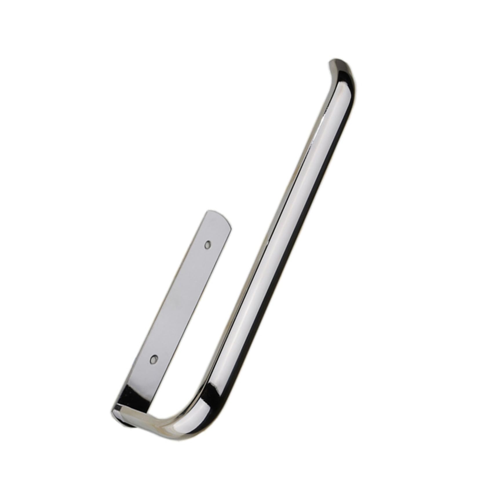 Porta Asciugamani di Carta in Acciaio Inox Argento, Barra Singola