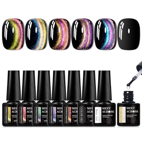 Set de Esmaltes Gel Cat Eye 9 Piezas miniatura 6