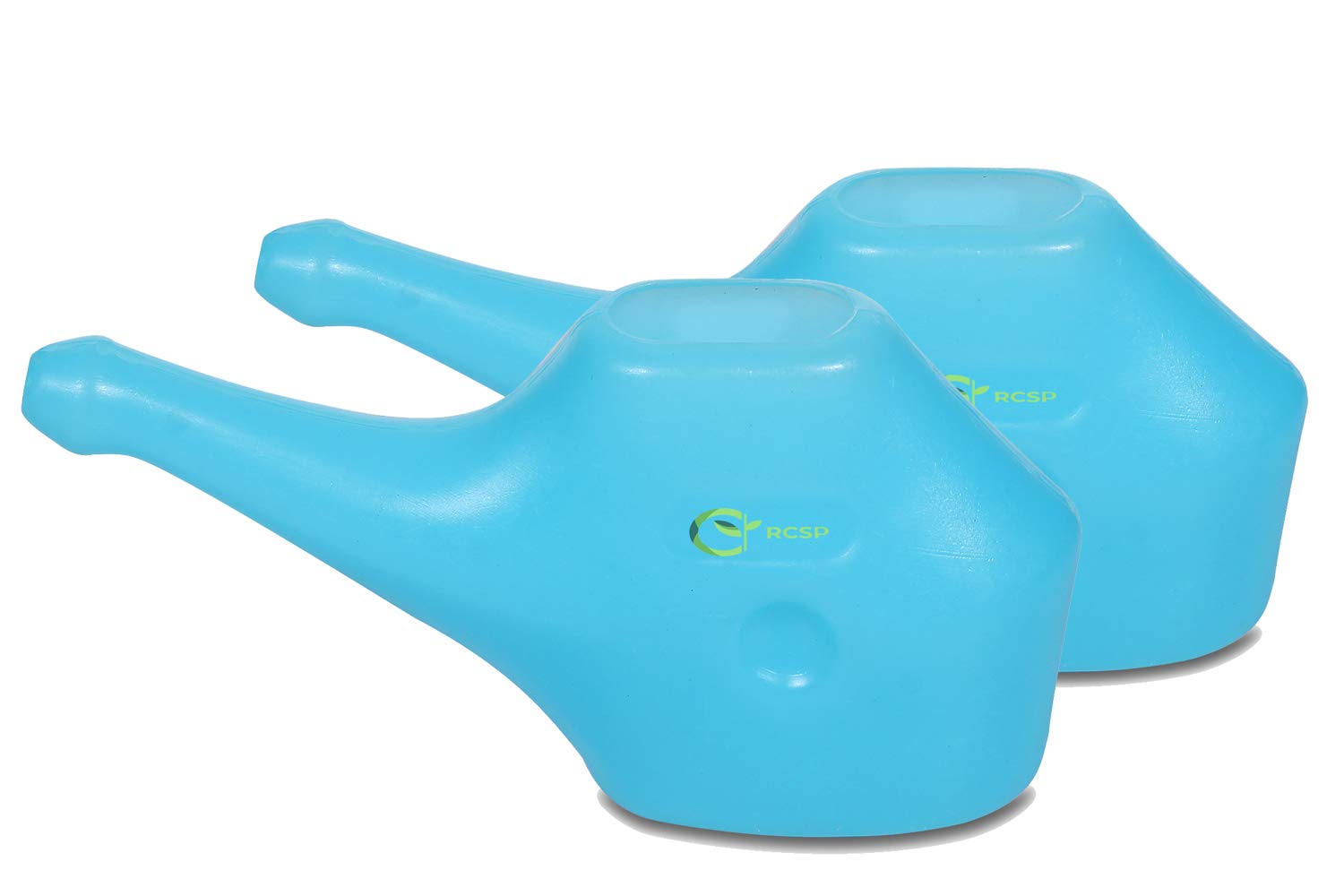 RCSP Plastic Jal Neti Pot | Helpful in Sinus | Light-Weight Non-Corrosive Unbreakable Hygienic Neti Lota | With Smooth Nose Tip | Travel Friendly Lota | for Nasal Cleansing & Yoga (200ml) (Sky Blue) (Pack Of 2)-image-8