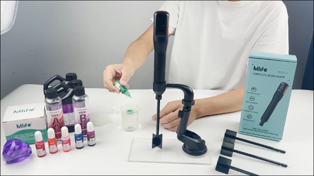 Herklotzn Lot De 4 Palettes De Mélange En Résine, Accessoire Mélangeur époxy Pour Mélange Puissant, Mélangeur De Peinture Réutilisable, Accessoire Agitateur De Peinture