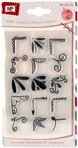 MP PM196-08 Timbri per scrapbooking, trasparenti