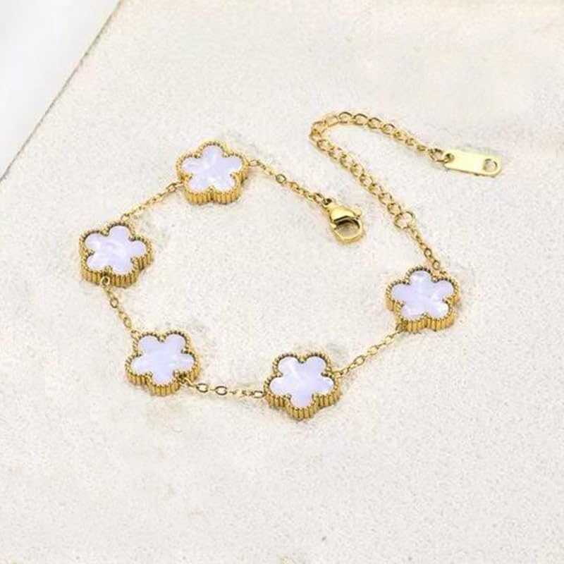 18K Gold Plated Stackable Floral Gold Love Bangle Bracelets For women Non Tarnish, Gold Bracelet Set Trendy Jewelry,Christmas Valentines Birthday Gifts for Women's Day and Mother's Day2