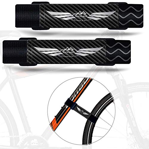 NICEDACK Bike Wheel Straps for Rack, Bilateral Adjustable Bicycle Rack Strap, MTB Wheel Stabilizer Straps Keep The Bicycle Wheel from Swing Collision, Lengthen 28.7â€³ 2 Pack.