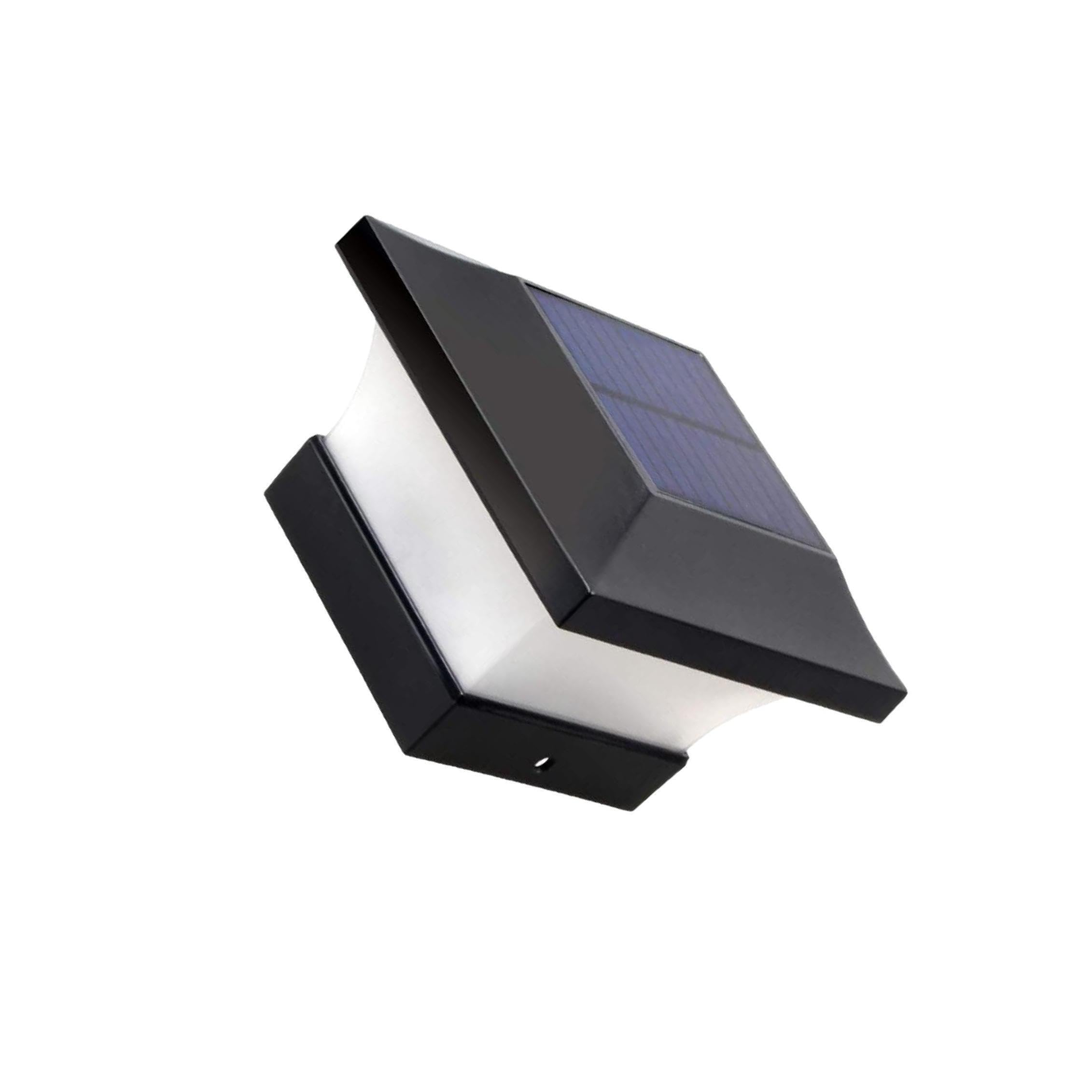 mophrati Fence Post Lights Decorative Outdoor Solar Lamp Providing Brightening Solutions for Decks with Reliability in Waterproof Performance Fence Post Lights