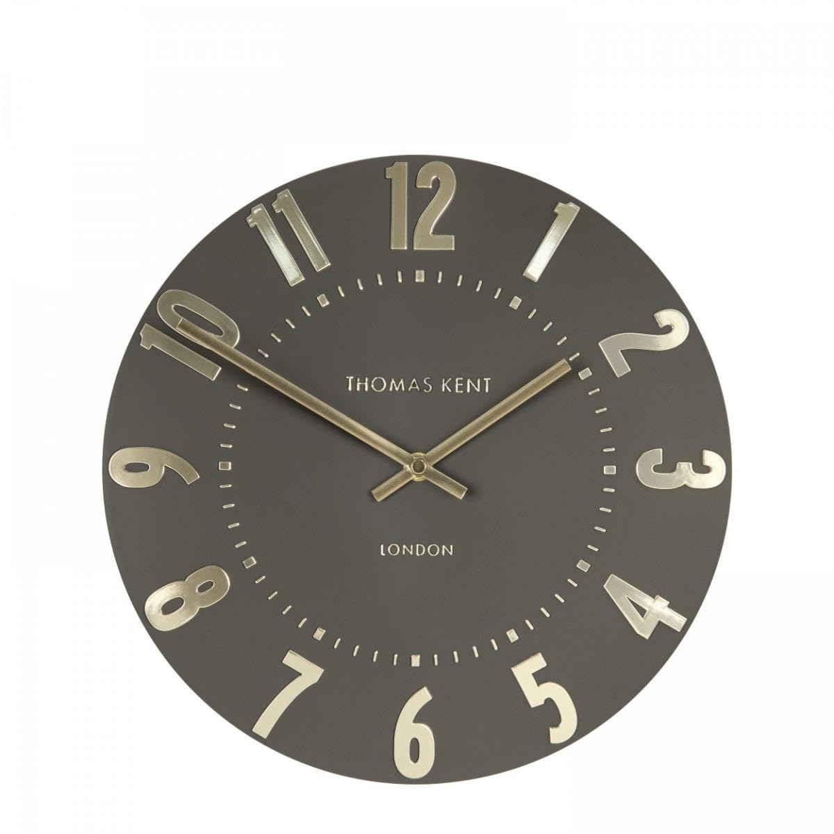 Thomas Kent London Beige Thomas Kent - Mulberry Espresso Small Wall Clock
