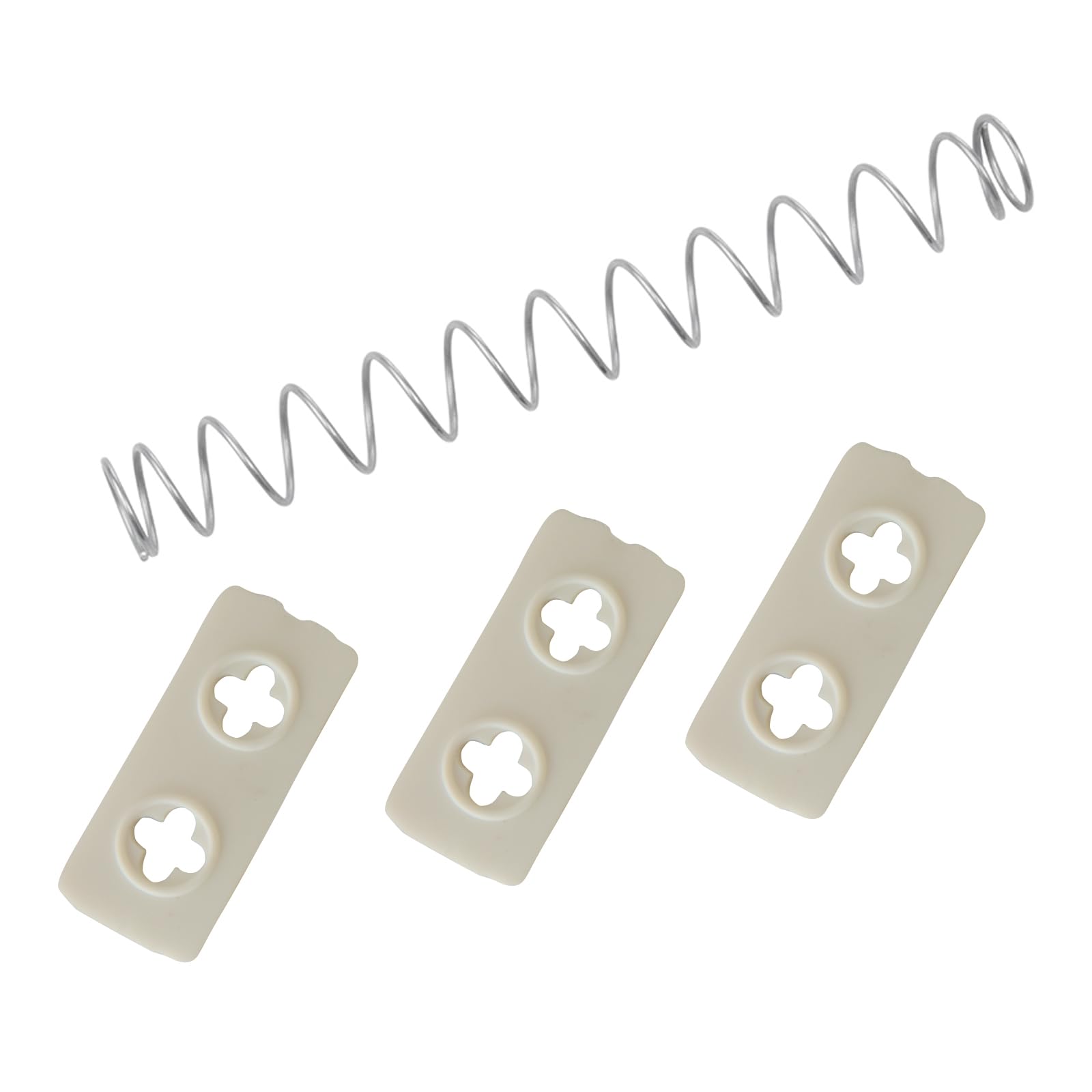 Westmark 40332250 Set plaque d'éjection et 1 ressort pour Dénoyauteur de cerises 4030 3 pièces, Plastique, Argent, 10 cm