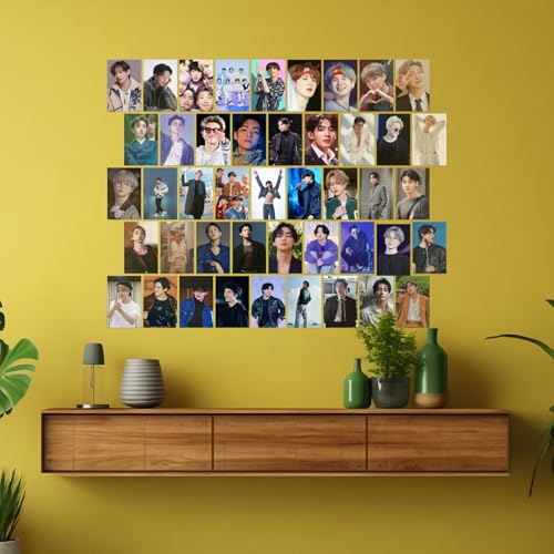 Image of BTS Mini Posters Set of 54 (4x6 Inches) | HD Print K-Pop Wall Art Prints for BTS Army | Bangtan Boys, RM, Jin, Suga, J-Hope, Jimin, V, Jungkook | Room Decor for K-Pop Fans & Collectors