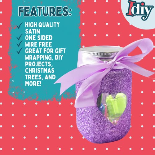 Satin Ribbon (1/2", 50 Yards) No Wire, Diy Arts & Crafts, Gift Wrapping Baskets, Wedding Decor, Sewing Projects, Party Embellishment, Hair Bows, Floral, Baby Showers, Holiday Wreath (Royale Blue) #TOP3