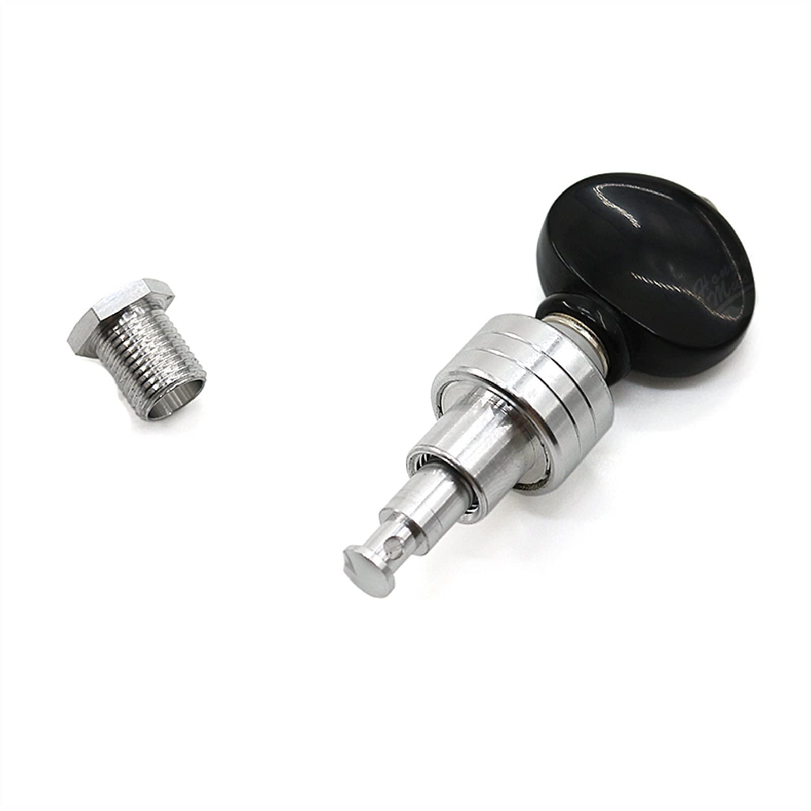 Meccanico accordatore Ukulele Black And Silver Dright Quasi-Button Pulsante String Pulsante Ukulele Accessori Accessori Per Chiusura